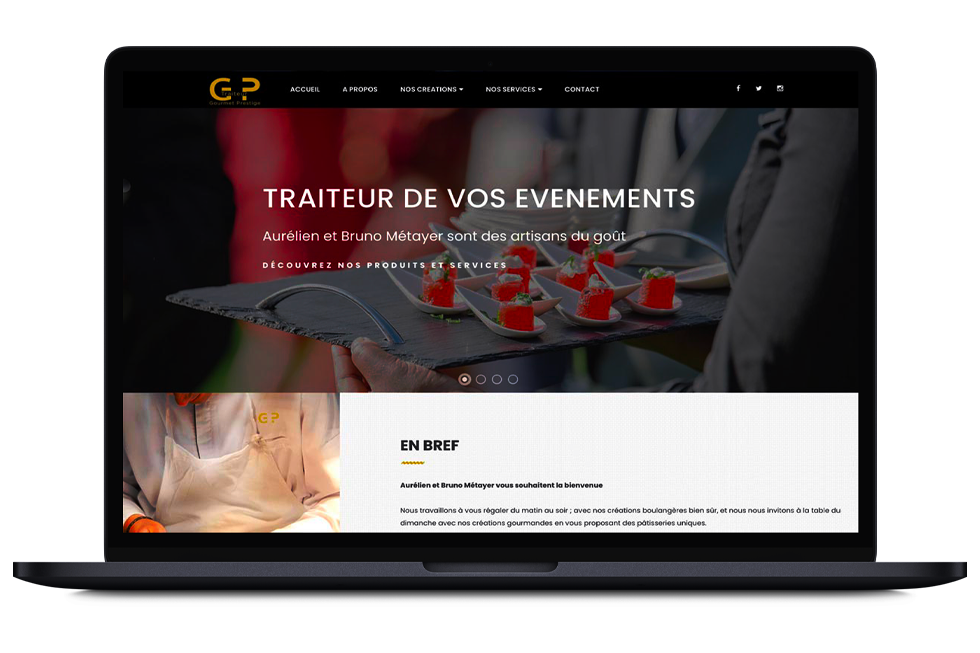 site web gourmet prestige